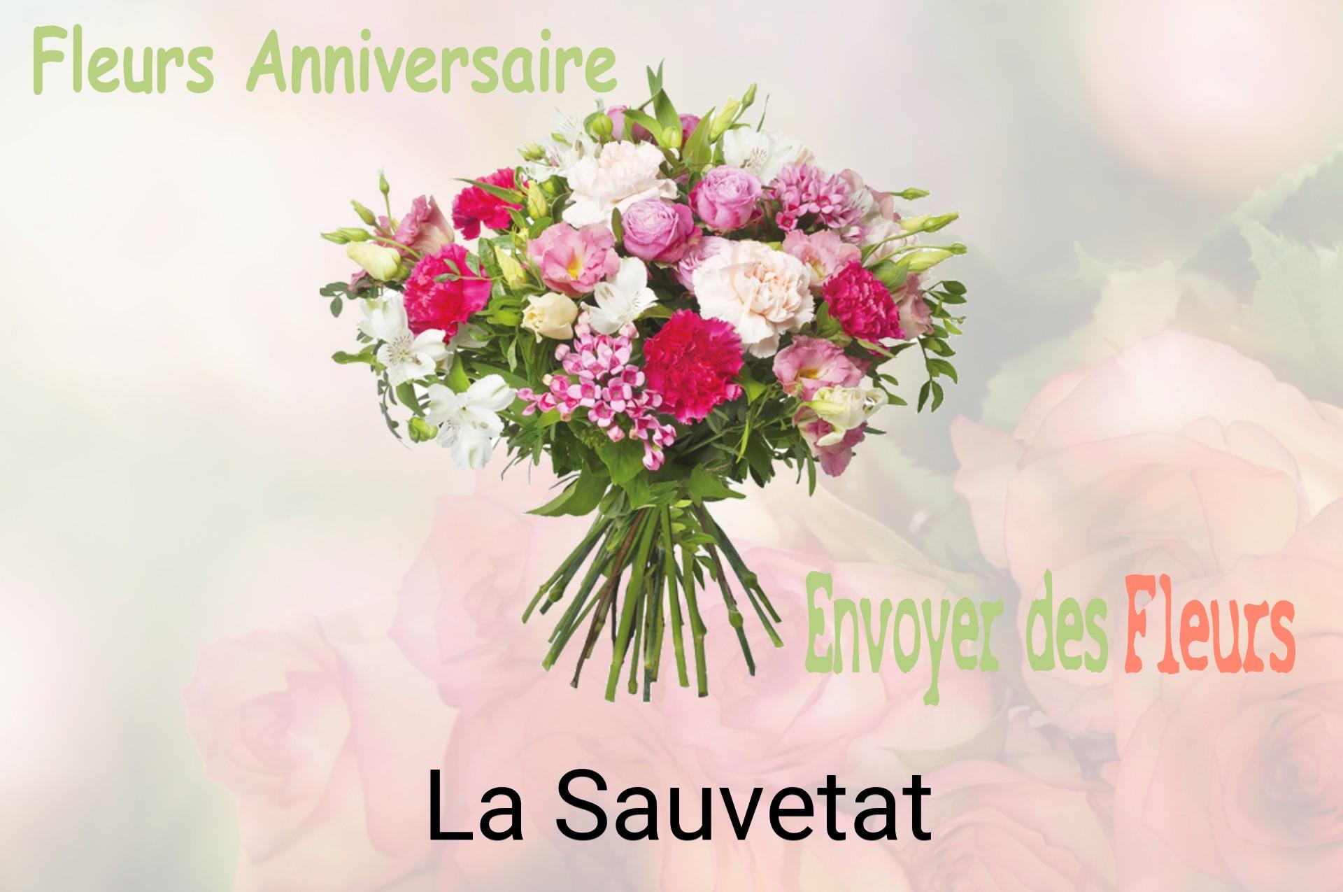 Bouquet de fleurs d’anniversaire livré à La Sauvetat